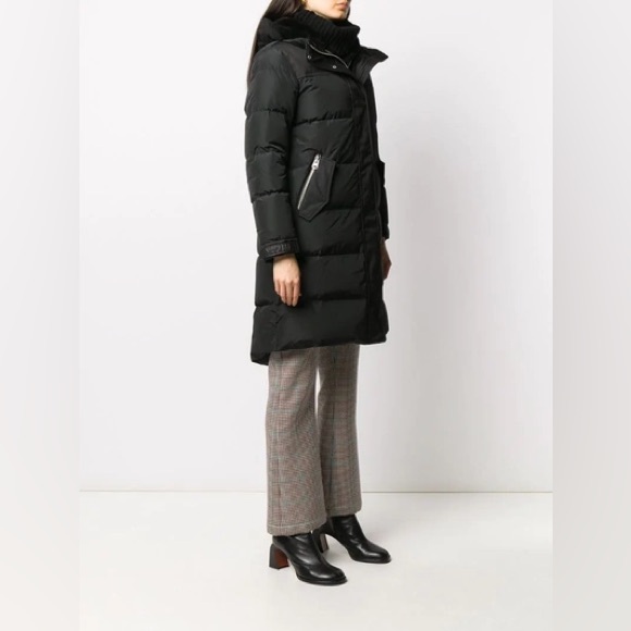 Mackage Black Luisa 2-in-1 Shearling Down Coat - Picture 2 of 8